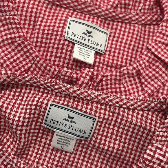 Petite Plume red gingham nightgown - Picture 5 of 5